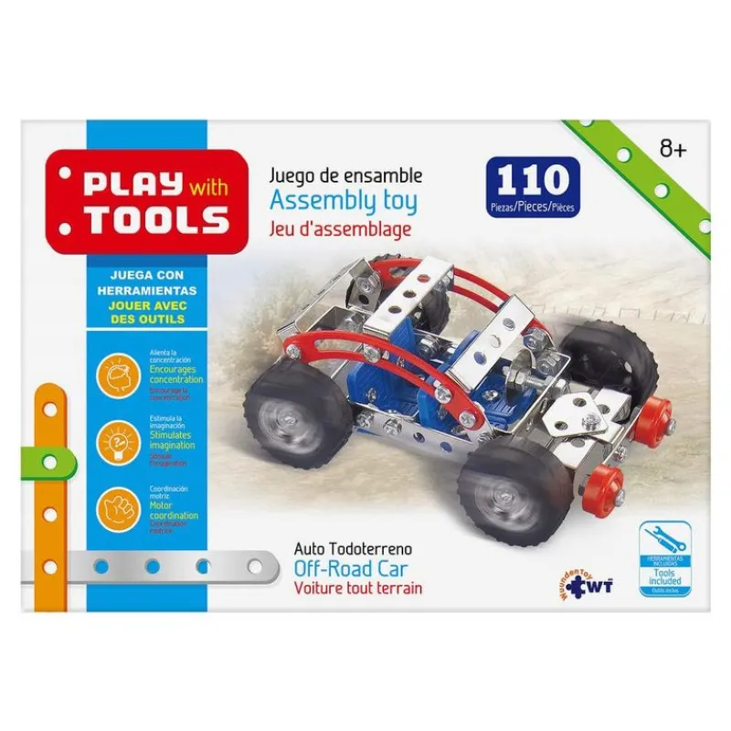 Auto Todo Terreno de Juguete Metálico para Armar<Wuundentoy Discount