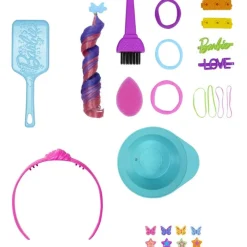 Barbie Castaña Fashion Style Peinados Arcoíris Neón<Mattel Discount