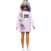 Barbie Diversidad Fashion Doll & Beauty Cabello Multicolor y Sudadera XL<Mattel Clearance