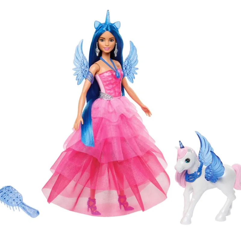Barbie Fantasía Edición de Colección Zafiro con Pegaso<Mattel Discount