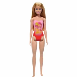 Barbie Fashion Doll & Beauty de Playa con Traje de Baño Rosa<Mattel Online
