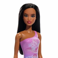 Barbie Fashion Doll & Beauty de Playa con Traje de Baño Morado<Mattel Outlet