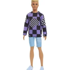 Barbie Fashion Doll & Beauty Ken Sudadera Checkers<Mattel Outlet