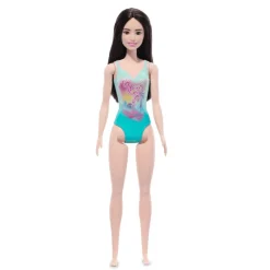 Barbie Fashion Doll & Beauty de Playa con Traje de Baño Azul<Mattel Sale