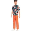 Barbie Fashion Doll & Beauty Ken Playera Floreada<Mattel New