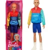 Barbie Fashion Doll & Beauty Ken Chamarra Aesthetic y Boardshorts<Mattel Online