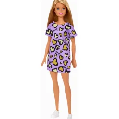 Barbie Fashion Vestido Morado con Corazones<Mattel Sale