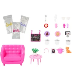 Barbie Fashion y Beauty Set de Tienda de Té con Muñeca y más de 20 Accesorios<Mattel Online
