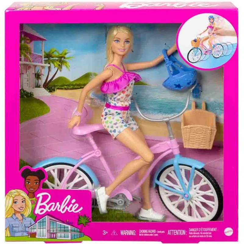 Barbie Fashionista y Beauty Paseo en Bicicleta<Mattel Online