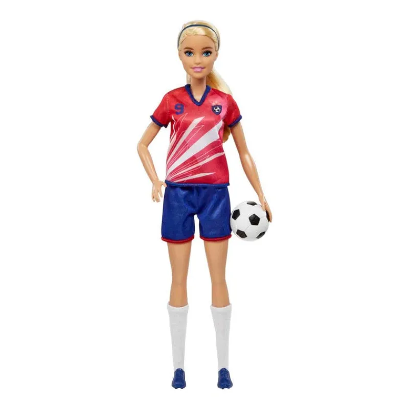 Barbie Futbolista Jersey Rojo<Mattel Online