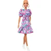 Barbie Inclusión Fashion Doll & Beauty Vestido de Flores y Calva<Mattel Hot