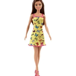 Barbie Muñeca Vestido Amarillo con Mariposas<Mattel Sale