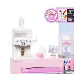 Barbie Profesiones Barista con Set de Juego de Cafetería<Mattel Best
