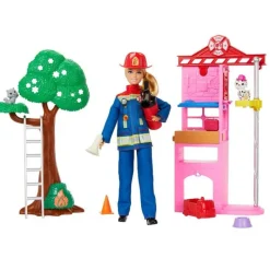 Barbie Profesiones Bombera con Set y Accesorios<Mattel Best