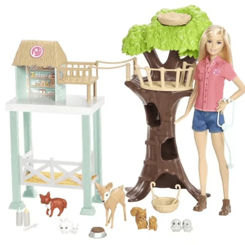 Barbie Profesiones Set de Juego Rescate de Animalitos FCP78<Mattel Fashion