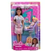Barbie Profesiones Set Dentista Cabello Castaño con Niña JCR71<Mattel Online