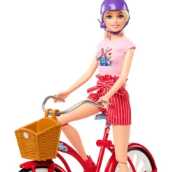 Barbie Set Bicicleta con Perrito<Mattel Discount