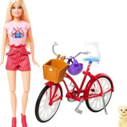 Barbie Set Bicicleta con Perrito<Mattel Discount