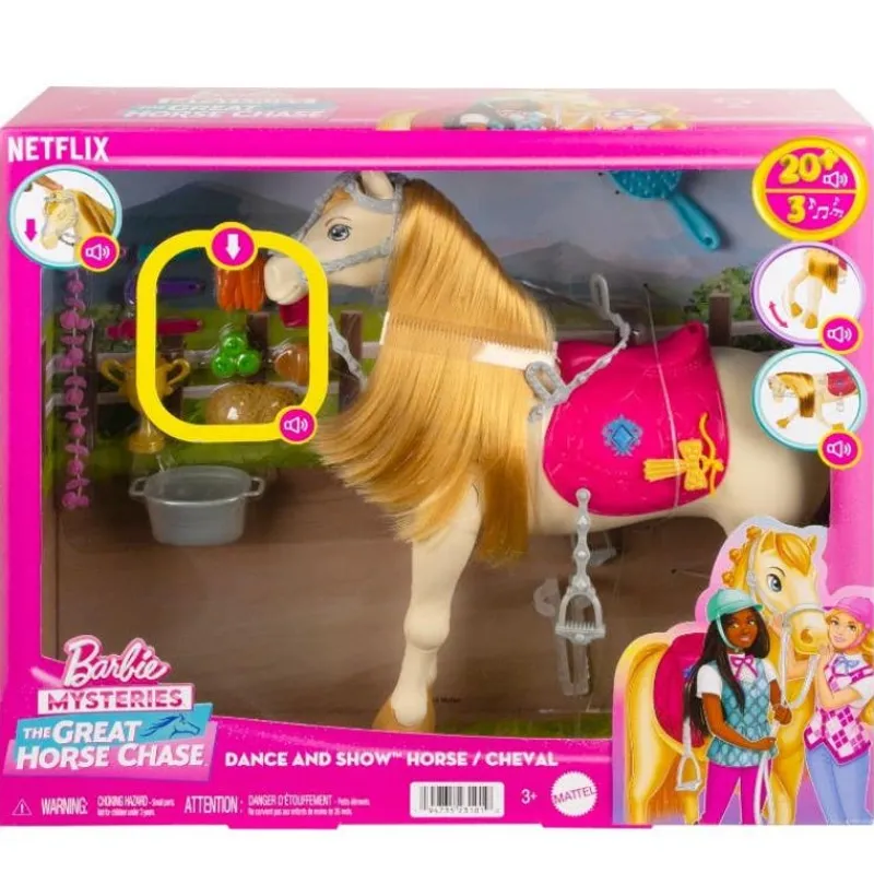Barbie set de Juego Caballo con Pelo para Peinar y 11 Accesorios<Mattel Discount