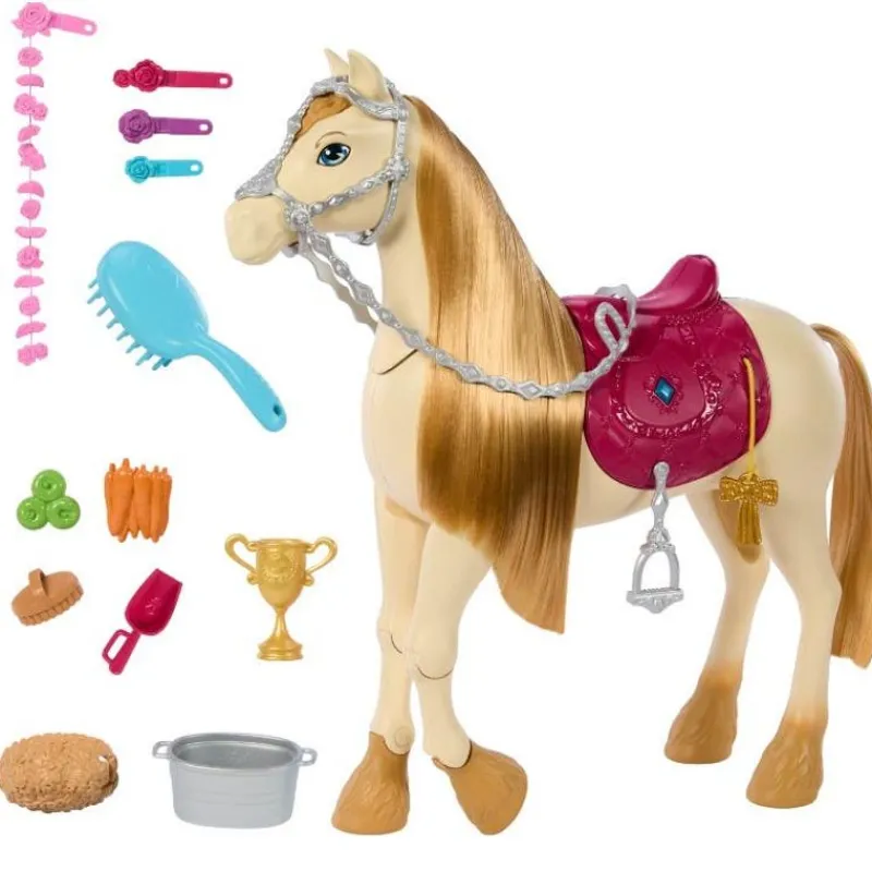 Barbie set de Juego Caballo con Pelo para Peinar y 11 Accesorios<Mattel Discount