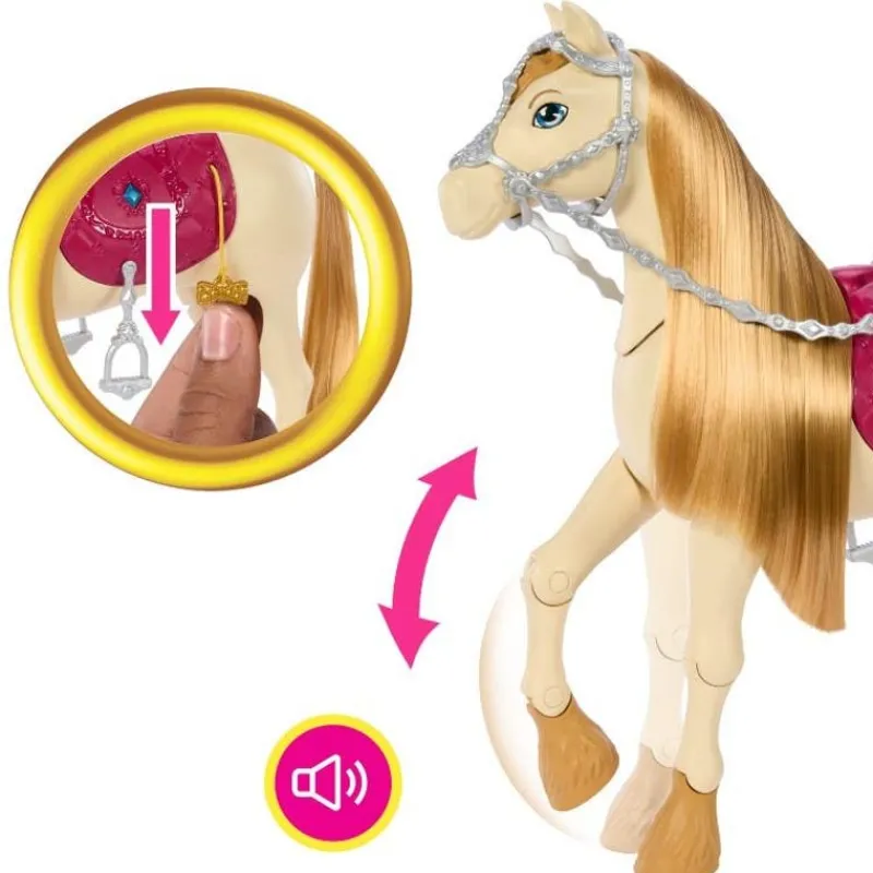 Barbie set de Juego Caballo con Pelo para Peinar y 11 Accesorios<Mattel Discount