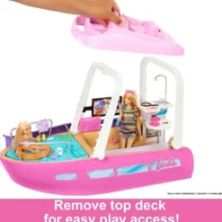 Barbie Set de Juego Yate de los Sueños HJV37<Mattel New