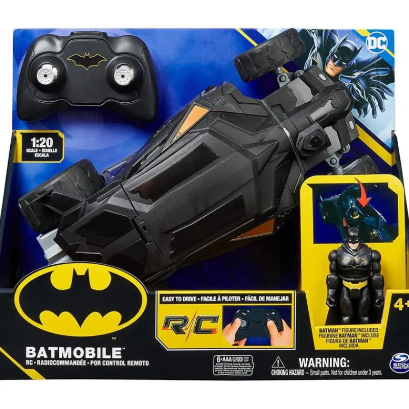 Batman Batimovil Radio Control con Figura de Acción<Spin Master Fashion