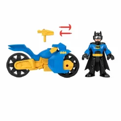 Batman Imaginext Batimoto Lanza Proyectiles y Figura de Batman<Mattel Fashion