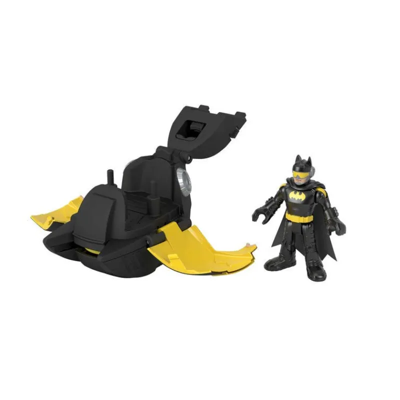 Batman Imanginext Transformer Deslizador con Figura de Acción Negro<Mattel New