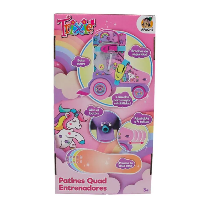 Blue Patines Entrenadores 3D con Casco<Trixie Fashion