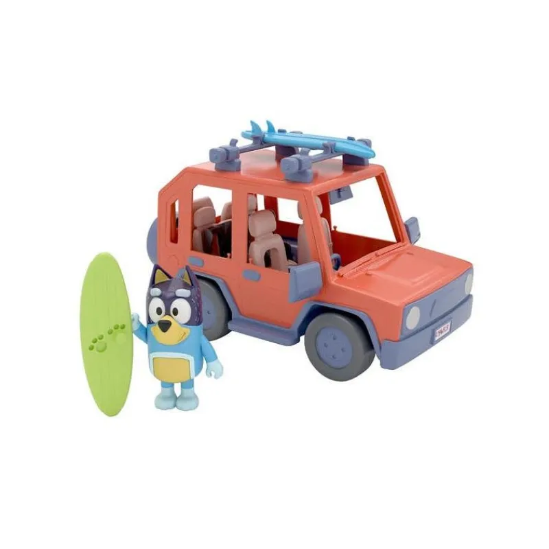 Bluey Coche de papá con Tablas de Surf y Figura de Papá<Bandai Outlet
