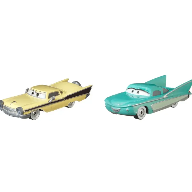 Cars de Disney y Pixar Duo Pack Vehículos de Flo y Nick B<Mattel New