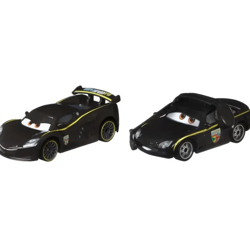 Cars de Disney y Pixar Duo Pack Vehículos de Juguete Lewis Hamilton y Jefe de Equipo<Mattel New