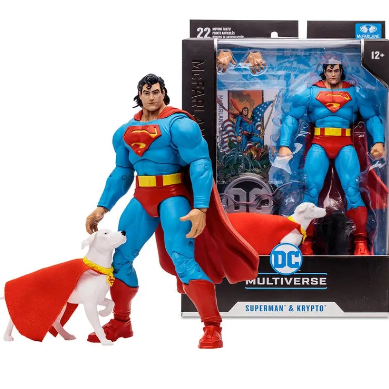 DC McFarlane Superman con Krypto Figura de Colección 6071362<Spin Master Discount