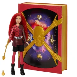 Disney Descendientes Libro Mágico con Hechizos Reales con Muñeca de Red y Caldero Mágico<Mattel Hot