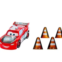 Disney Pixar Cars Rayo McQueen con dos modalidades de Juego: Derrapar o Velocidad<Mattel Hot
