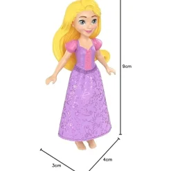 Disney Princesa Muñeca Mini Rapunzel 9cm para niñas HPL55<Mattel Best