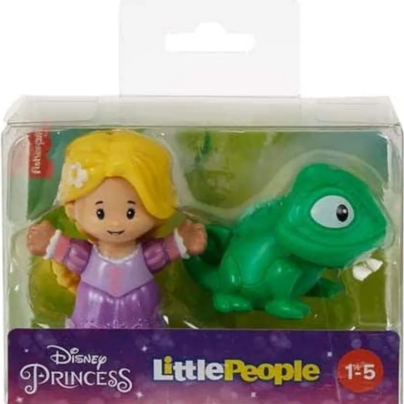 Disney Princesas Little People 2 Pack con Rapunzel y Pascal<Mattel Online