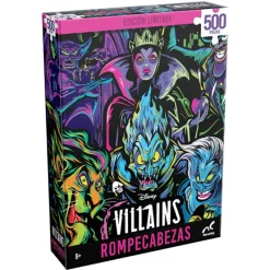 Disney Rompecabezas Arte Neón de Villanos de 500 Piezas<Novelty Best