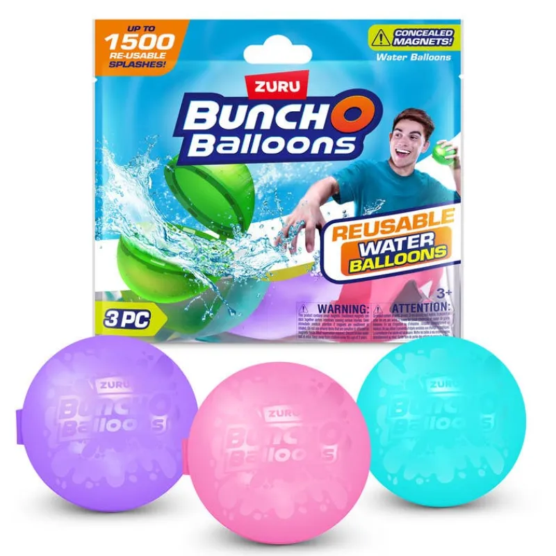 Globos de Agua Reusable Rosa Kit de 3 Piezas<Importacion Juguetron Outlet