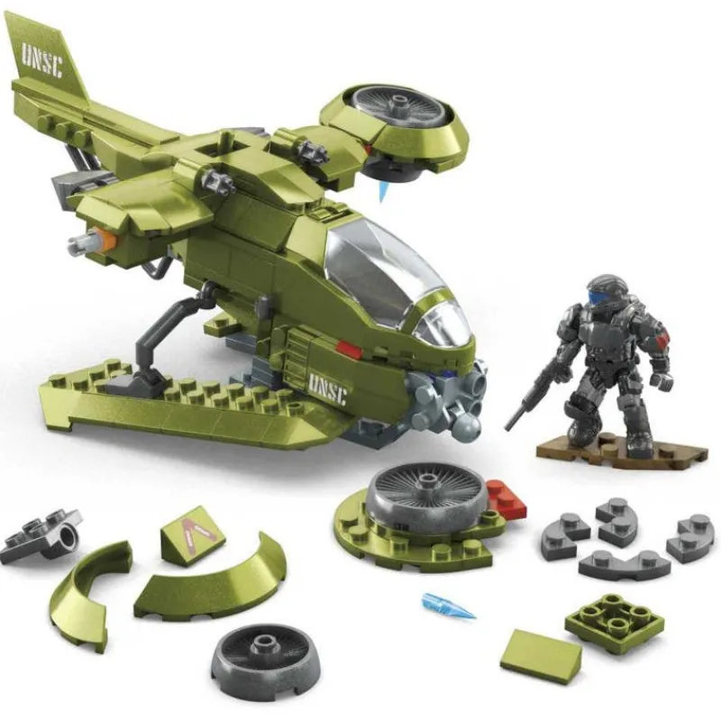 Halo Nave Misión Reconocimiento Mega Construx Incluye Figura de Master Chief<Mattel Hot