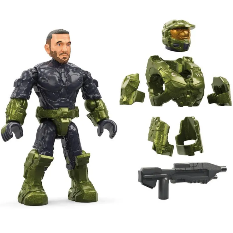 Halo Tanque Warthog del Fleetcom con 5 Mini Figuras de Mega Bloks<Mattel Online