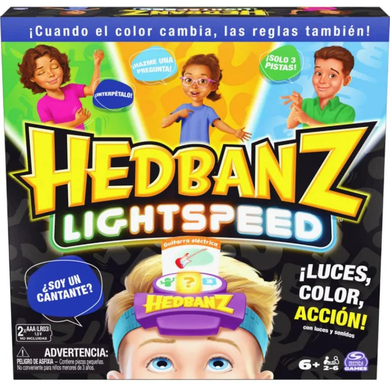 Hedbanz Lightspeed Juego de Mesa<Spin Master Outlet