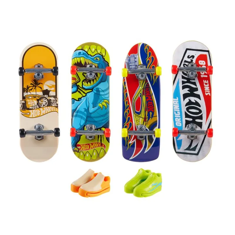 Hot Wheels 2 Pack Skate Patineta Sneakers Tony Hawk Dinosaurio<Mattel Clearance