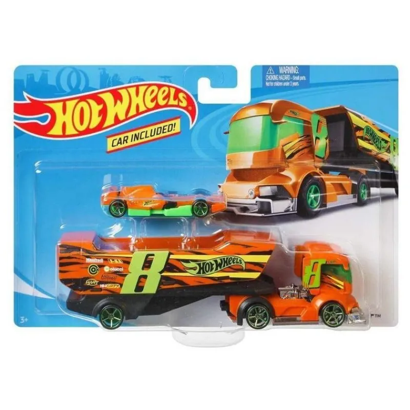 Hot Wheels Camión con Coche a Escala<Mattel Clearance