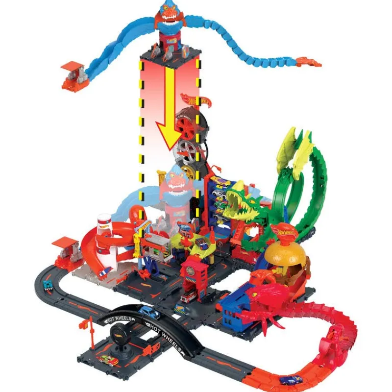 Hot Wheels City Némesis El Gorila ¡Arma tu Ciudad!<Mattel Hot