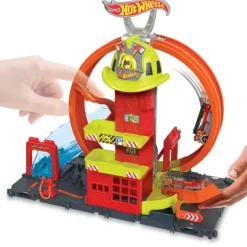 Hot Wheels City Pista Súper Estación de Bombero HKX41<Mattel Sale