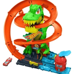 Hot Wheels City Pista T-Rex vs Estación de Bomberos JBM73<Mattel Discount