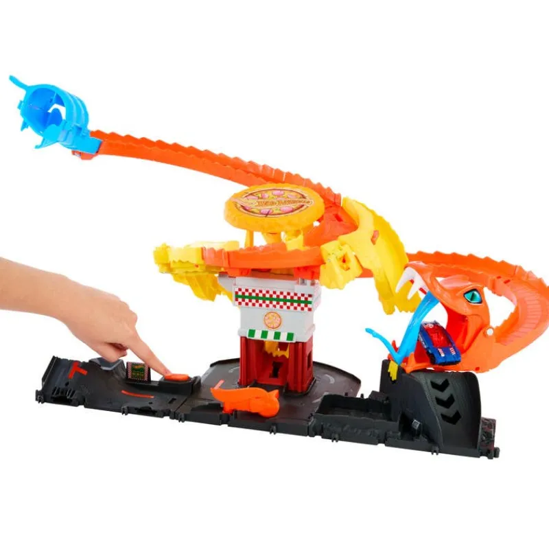 Hot Wheels City Set Ataque de Cobra vs Pizzería<Mattel Sale