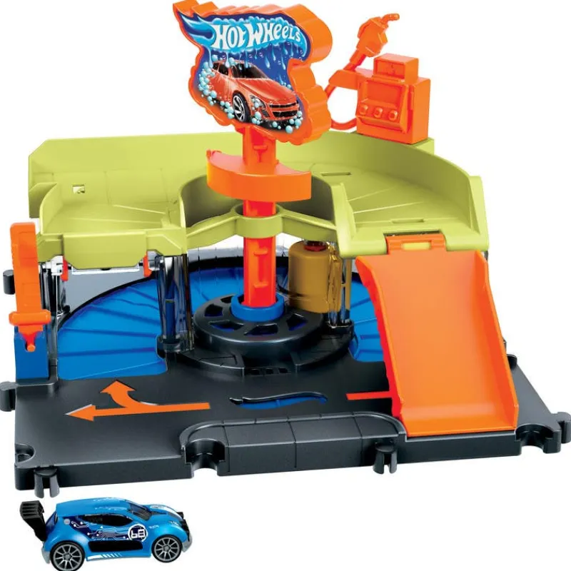 Hot Wheels City Set de Autolavado ¡Arma tu Ciudad!<Mattel Discount